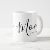 Moeder Oprichtingsjaar Gepersonaliseerd Grote Koffiekop (Voorkant rechts)