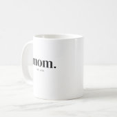 Moeder Oprichtingsjaar Koffiemok (Voorkant links)