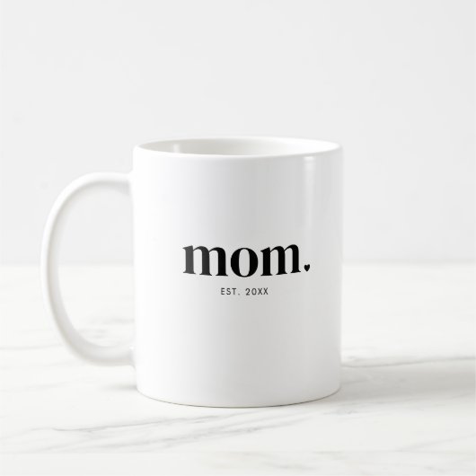 Moeder Oprichtingsjaar Koffiemok (Links)