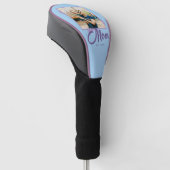 Moeder Oprichtingsjaar met Foto Golfheadcover (Schuin)