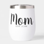 Moeder Oprichtingsjaar Modern Schrift Souvenir (Achterkant)