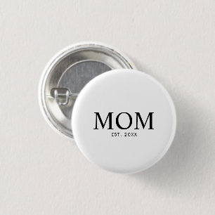 Moeder Oprichtingsjaar Ronde Button 3,2 Cm