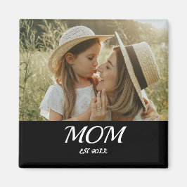 Moeder Oprichtte Foto Moederdag Magneet