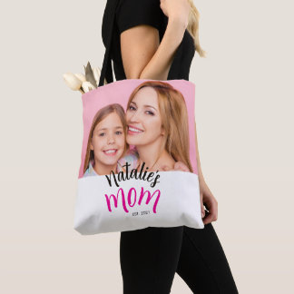 Moeder Oprichtte Kind Naam Aangepast Jaar Nieuwe M Tote Bag