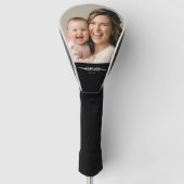 Moeder Oprichtte Leuke Scriptie Foto Aangepast Golfheadcover (Voorkant)