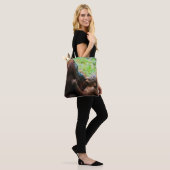 Moeder orang-oetan met baby tote bag (Op model)