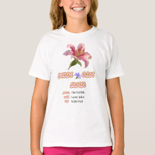 Moeder osa bar bord bloem roze afdrukbaar t-shirt