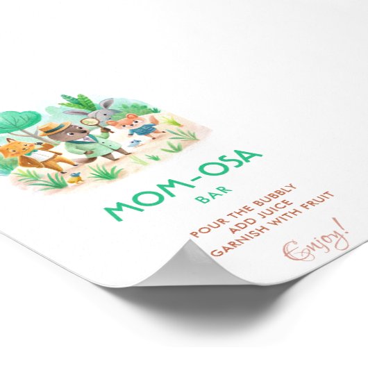 Moeder-osa kleine ontdekkingsreiziger detective Ba Poster (Hoek)