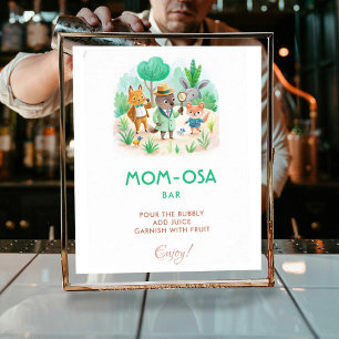 Moeder-osa kleine ontdekkingsreiziger detective Ba Poster