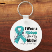 Moeder - Ovariumkanker Sleutelhanger (Voorkant)