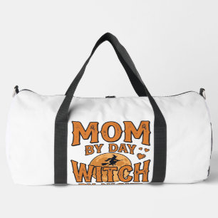 Moeder overdag Heks 's nachts Halloween shirt ontw Plunjezak