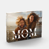 Moeder overlay met kinder namen moederdag fotoblokken (Links)