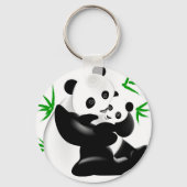 Moeder Panda en Baby Panda Sleutelhanger (Voorkant)