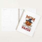 Moeder Patch Halloween Pompoen Heksenhoed Kruisbee Planner (Display)