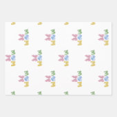 Moeder Patchwork Moederdag Cadeau Inpakpapier Vel (Voorkant 3)