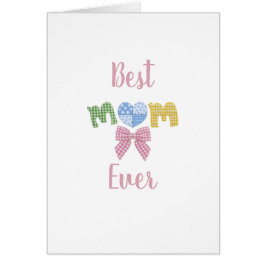 Moeder Patchwork Moederdag Verjaardagskaart