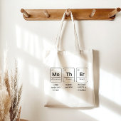 Moeder Periodieke Tafel Chemie Elementen Modern Tote Bag