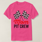 Moeder Pit Crew voor Racing Party Kostuum 1 T-shirt (Design voorkant)