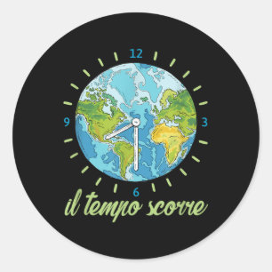 Moeder Planeet Aarde Klimaat Milieubescherming Ronde Sticker