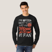 Moeder Player Moederdag Basketball Ma Nummer O T-shirt (Voorkant volledig)