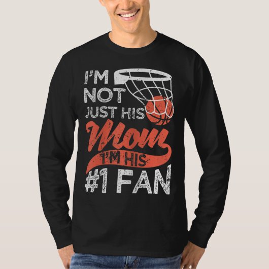 Moeder Player Moederdag Basketball Ma Nummer O T-shirt (Voorkant)