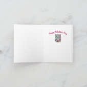 MOEDER PONY & HAAR VALENTIJN VULLEN, HORSE FEESTDAGEN KAART (Binnen)