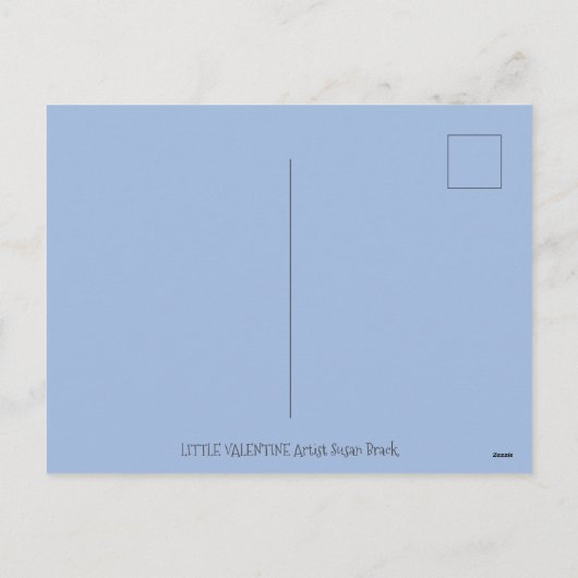 MOEDER PONY & HAAR VALENTIJN VULLEN, HORSE FEESTDAGENKAART (Achterkant)