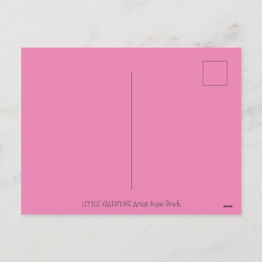 MOEDER PONY & HAAR VALENTIJN VULLEN, HORSE FEESTDAGENKAART (Achterkant)