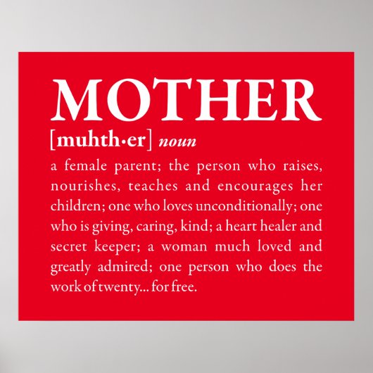 Moeder Poster (Voorkant)