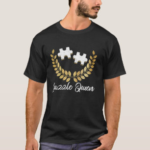 Moeder Puzzel Koningin Moeder Moederdag Grappige P T-shirt