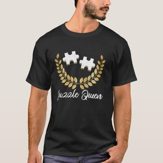 Moeder Puzzel Koningin Moeder Moederdag Grappige P T-shirt (Voorkant)