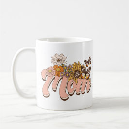 Moeder Retro Floral Koffiemok