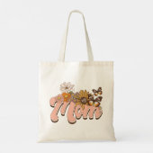 Moeder Retro Floral Tote Bag (Achterkant)