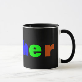Moeder RGB Hex Code Lesson Mok