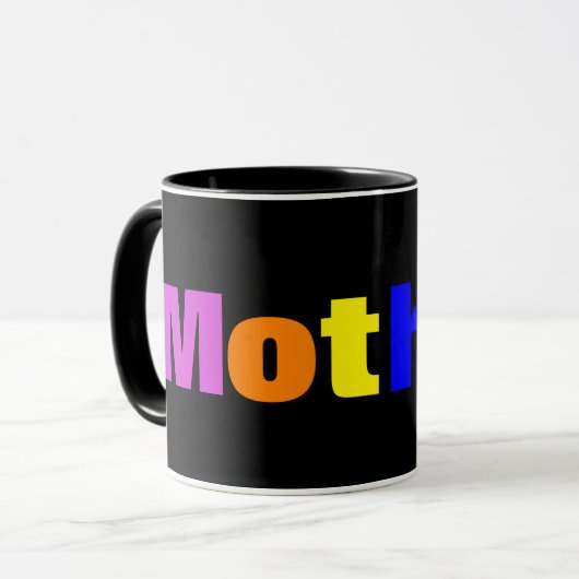 Moeder RGB Hex Code Lesson Mok (Voorkant links)