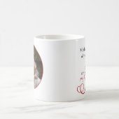 Moeder Ribbons van de Liefde Geweven rond mijn har Koffiemok (Center)