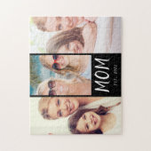 Moeder Richt Modern Schrift 3 Foto Legpuzzel (Verticaal)