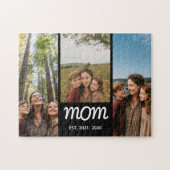 Moeder Richt Modern Schrift 3 Foto Legpuzzel (Horizontaal)