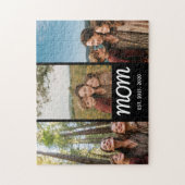 Moeder Richt Modern Schrift 3 Foto Legpuzzel (Verticaal)