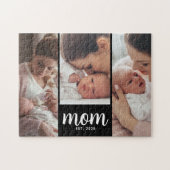 Moeder Richt Modern Schrift 3 Foto Legpuzzel (Horizontaal)