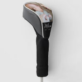Moeder Richt Modern Schrift Foto Golfheadcover (Schuin)