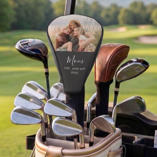 Moeder Richt Modern Schrift Foto Golfheadcover