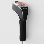 Moeder Richt Modern Schrifttype Foto op Golfheadcover (Schuin)