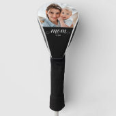 Moeder Richt Modern Schrifttype Foto op Golfheadcover (Voorkant)