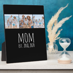 Moeder Richtte Elegant Schrift Zwart 3 Foto Fotoplaat