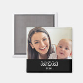Moeder Richtte Fotocadeau Op Magneet (Voorkant / Achterkant)