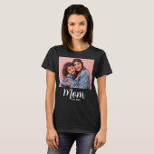 Moeder Richtte Fotocadeau Op T-shirt (Voorkant volledig)
