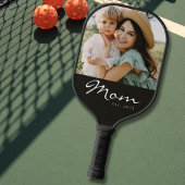 Moeder Richtte Leuke Script Foto Pickleball Paddle
