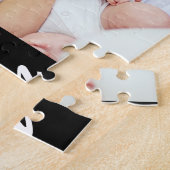 Moeder Richtte Modern Schrift 3 Op Legpuzzel (Zijkant)