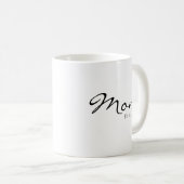 Moeder Richtte Nieuwe Moeder Cadeau Koffiemok (Voorkant rechts)